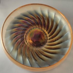 Vintage Carnival Marigold Iridescent Glass All Occasion